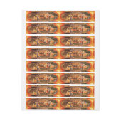 魔神の崇拝 ラップアラウンド宛名ラベル (シート)