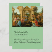 魔神の崇拝 招待状 (正面/裏面)