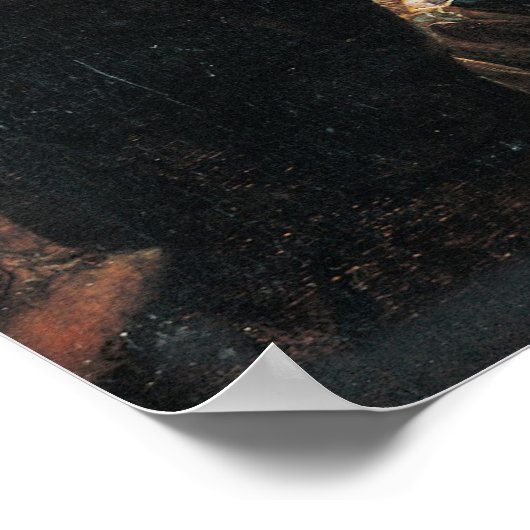 魔術の場面， 1633 ポスター (角)