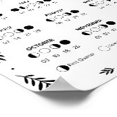 魔術の蛾 クロウ 天井 月 ムーンコン ポスター (角)