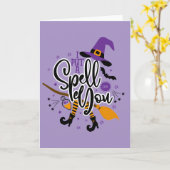 魔術をかけた カード (黄色い花)