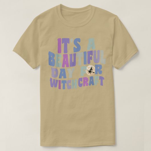 魔術レトロ魔女ACの美しい日 Tシャツ (デザイン正面)