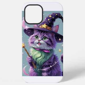 魔術師の猫をテーマにした iPhone 12 PRO MAXケース