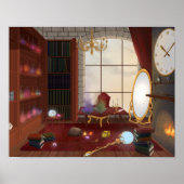 魔術師の聖域 - 魔法の図書館 ポスター (正面)