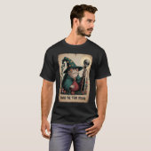 魔術師の魔法使いカエルAのおもしろいテティス Tシャツ (正面フル)