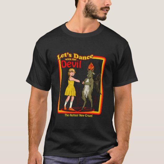 魔術師は悪魔のバプホメットと踊ろう土 Tシャツ (正面)