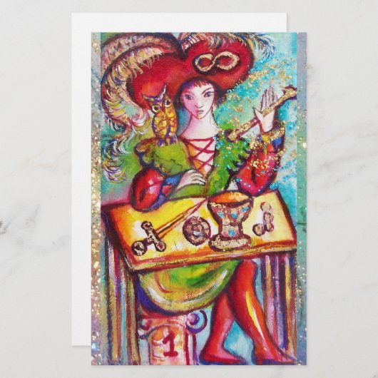 魔術師失ったの塔 便箋 (正面/裏面)