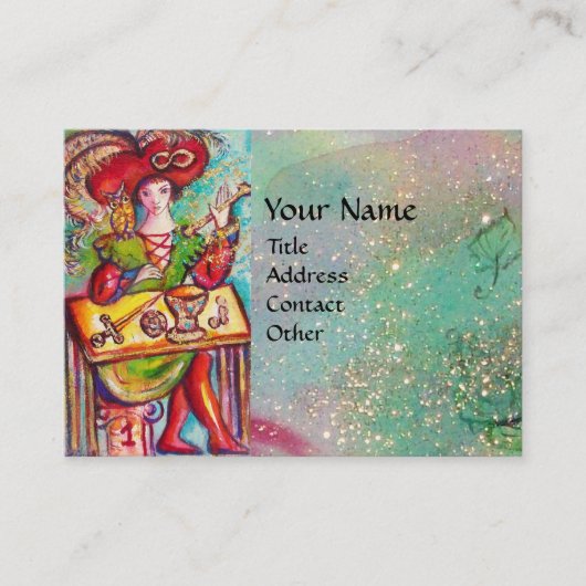 魔術師失ったの塔 名刺 (正面)