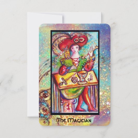 魔術師失ったの塔 案内状 (正面)