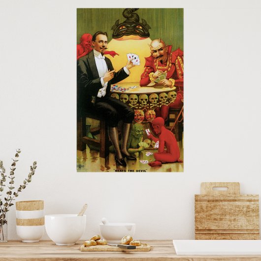 魔術師素晴らしヴィンテージ魔法法 ポスター (キッチン)