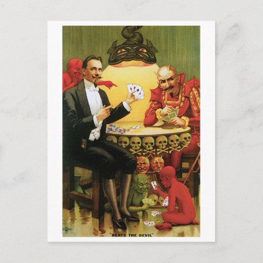 魔術師素晴らしヴィンテージ魔法法 ポストカード (正面)