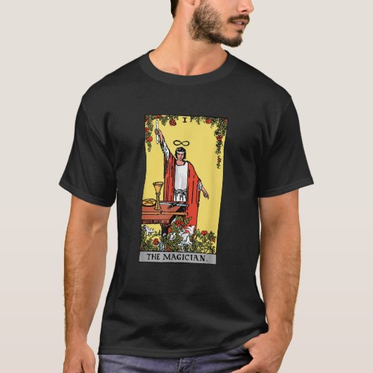 魔術師 タロットカード ライダーウェイト Tシャツ (正面)
