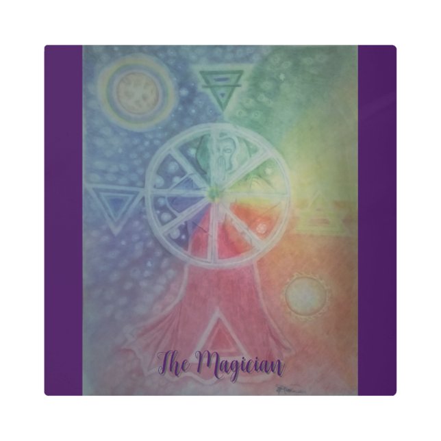 魔術師 メタルプリント (正面)