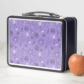 魔術的なオカルトシンボルパターン – 神秘的な魔法 メタルランチボックス (インサイチュ)