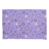 魔術的なオカルトシンボルパターン – 神秘的な魔法 枕カバー (正面)