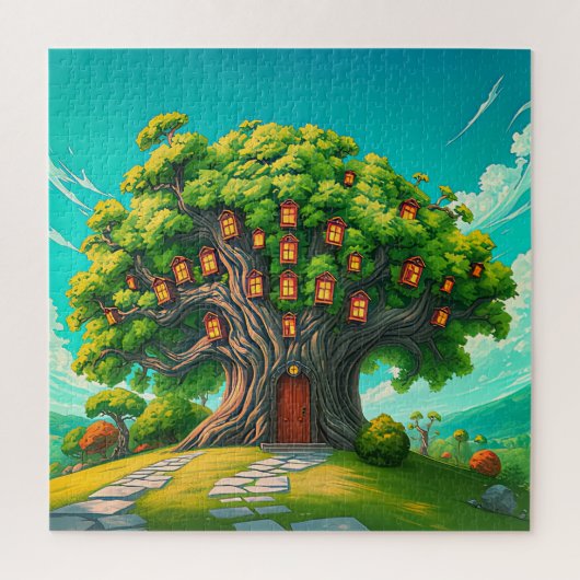 魔術的な住居 ジグソーパズル (縦)