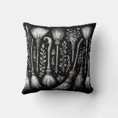 魔術的な木や植物 クッション (裏面)