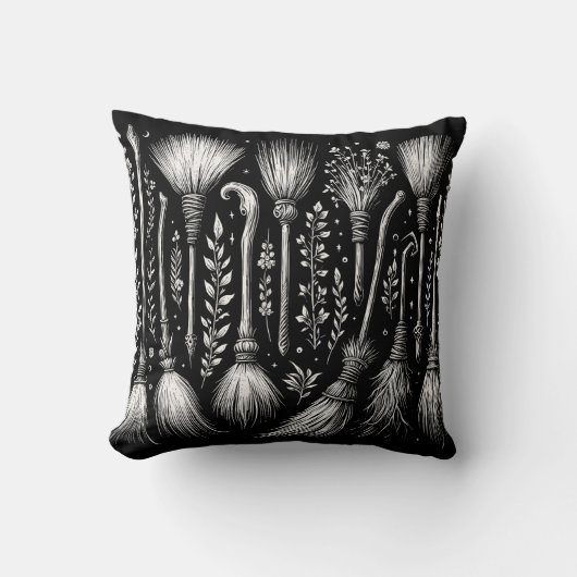 魔術的な木や植物 クッション (正面)