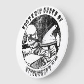 魔術魔法秩序オカルト魔女錬金術師 ラージ壁時計 (傾斜)