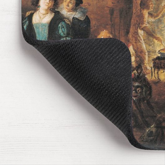 魔術1633年の場面 マウスパッド (コーナー)