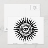 魔術: サンバースト: 目 ポストカード (正面/裏面)