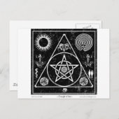 魔術:三角形の芸術 ポストカード (正面/裏面)