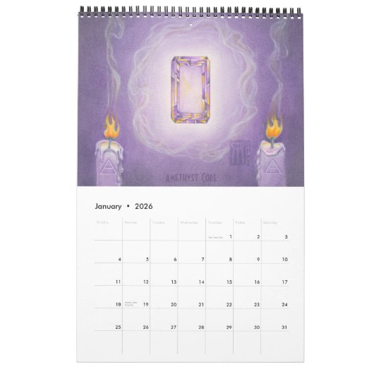 魔術： Contested Realms 2024 カレンダー (1月 2026)