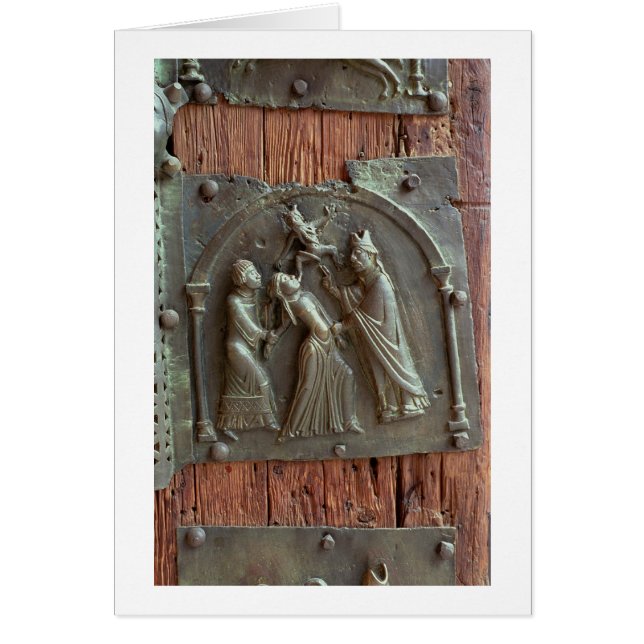 魔除け、右のドアからのパネル、第12 (正面)