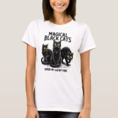 魔黒猫 Tシャツ (正面)