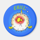 魚おもしろいのマグネット マグネット (正面)