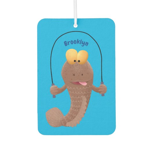 魚おもしろいのマンガをスキップ カーエアーフレッシュナー (正面)