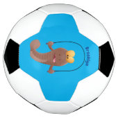 魚おもしろいのマンガをスキップ サッカーボール (回転)