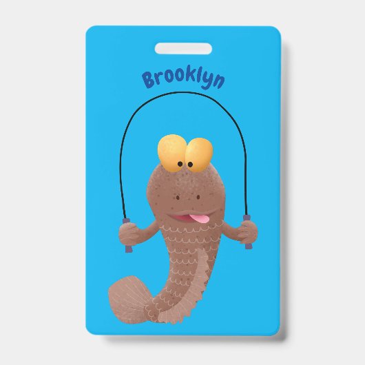 魚おもしろいのマンガをスキップ バッジ (正面)