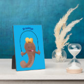 魚おもしろいのマンガをスキップ フォトプラーク (側面)