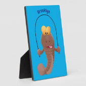 魚おもしろいのマンガをスキップ フォトプラーク (側面)