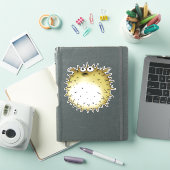 魚おもしろいの漫画 シール (iPadカバー)