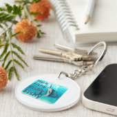 魚おもしろいの魚の魚の魚 キーホルダー (正面右)