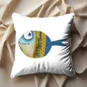 魚おもしろいイラストレーション装飾インテリア クッション