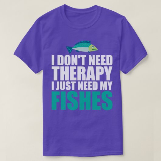 魚おもしろいデザイン4 Tシャツ (デザイン正面)