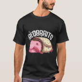 魚おもしろい好き男性WomのためのBlobfish Burritoギフト Tシャツ (正面)