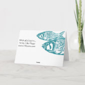 魚おもしろい感謝サンキューカード サンキューカード (裏面)