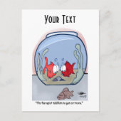 魚おもしろい物語はがき ポストカード (正面)