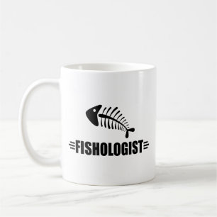 魚おもしろい コーヒーマグカップ