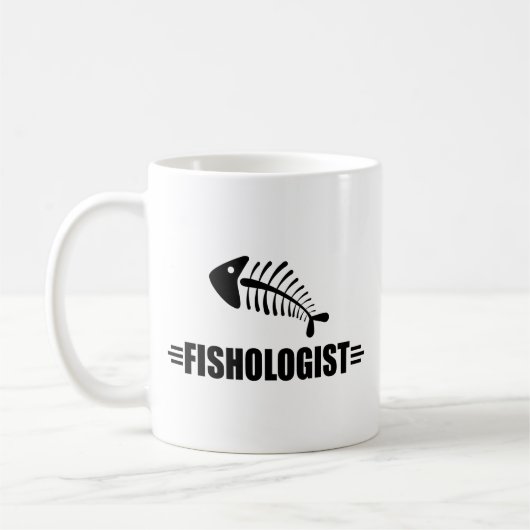 魚おもしろい コーヒーマグカップ (左)