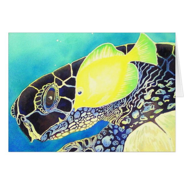 魚およびカメ (正面横)