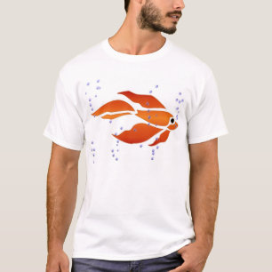魚およびタツノオトシゴ Tシャツ