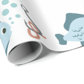 魚およびホック ラッピングペーパー (ロールコーナー)