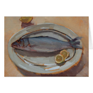 魚およびレモン