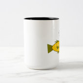 魚および上品 ツートーンマグカップ (中央)