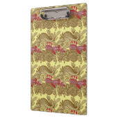 魚および波が付いているパターン クリップボード (左)